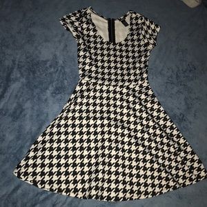 Black and white dress